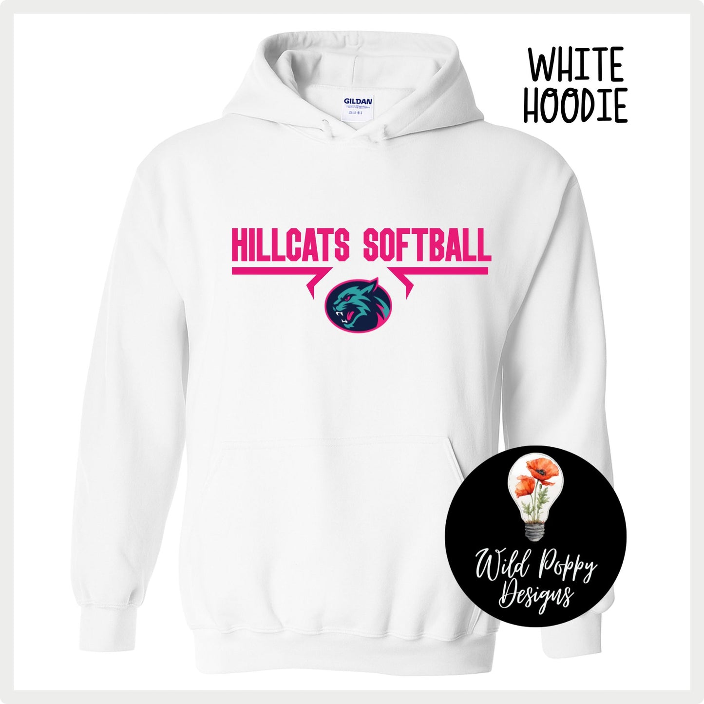 Hillcats Softball Hoodie Sweatshirt