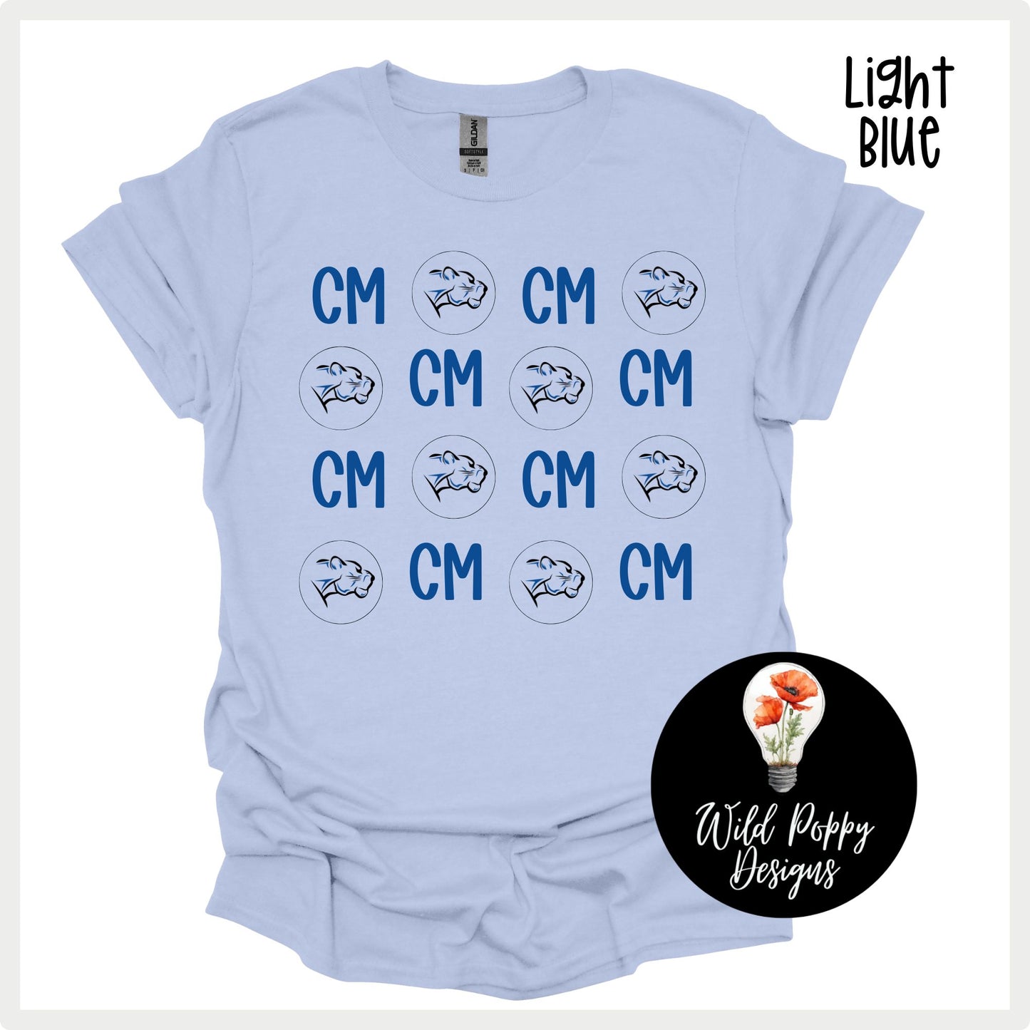 Creekmoor Cougars - Logo Pattern