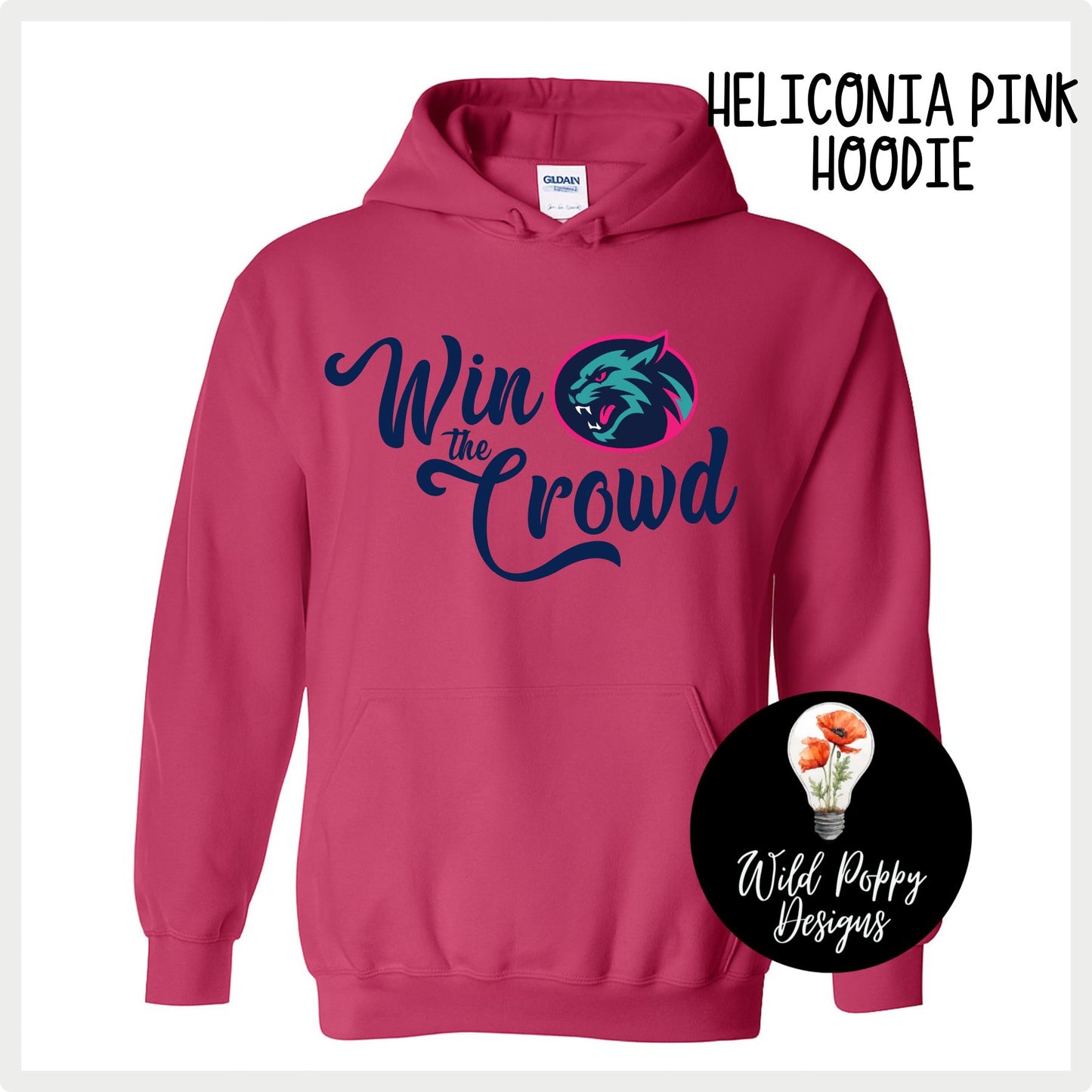 Hillcats Win the Crowd Hoodie Sweatshirt