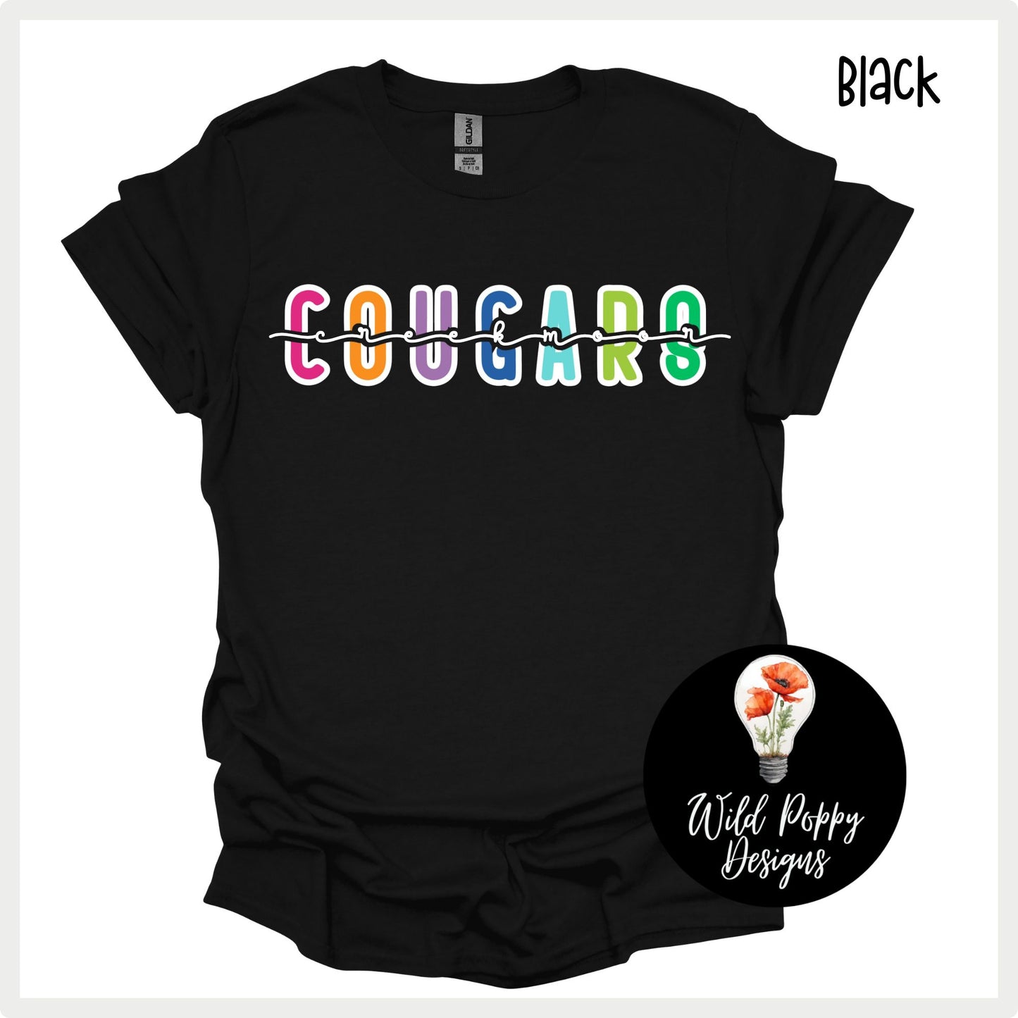 Creekmoor Cougars - Colorful