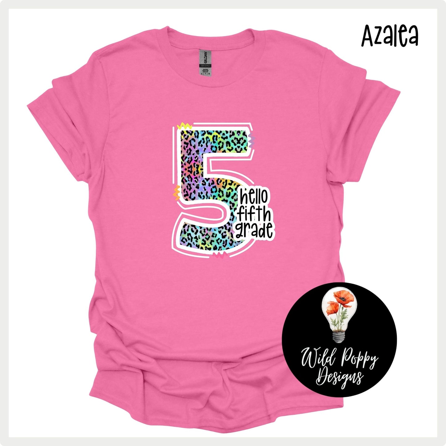 90s Neon Cheetah Print Grade Level (Customizable)