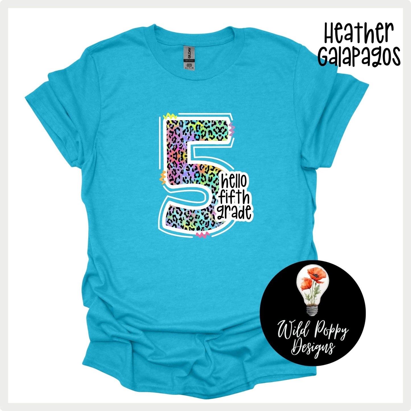90s Neon Cheetah Print Grade Level (Customizable)