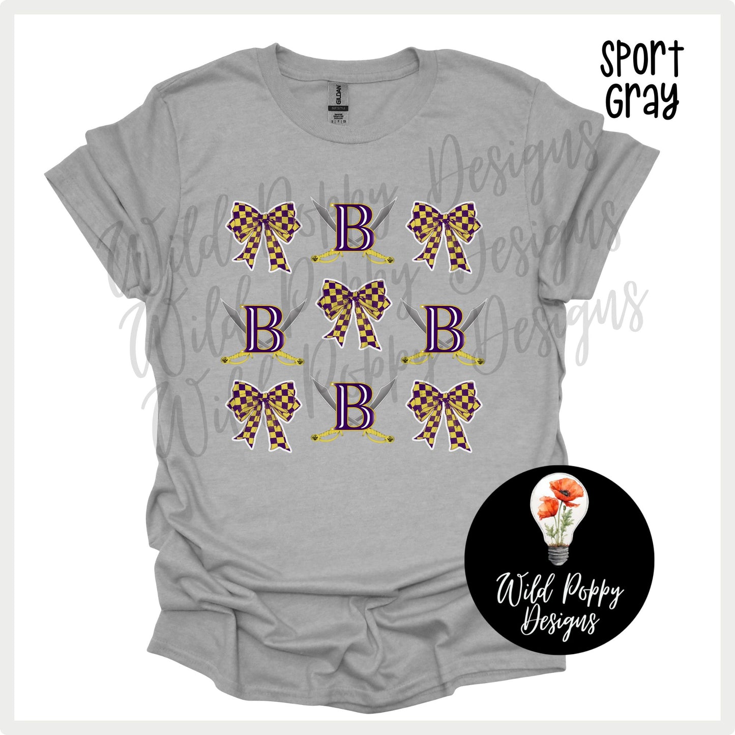 Pirates - B Logo and Bows Tee
