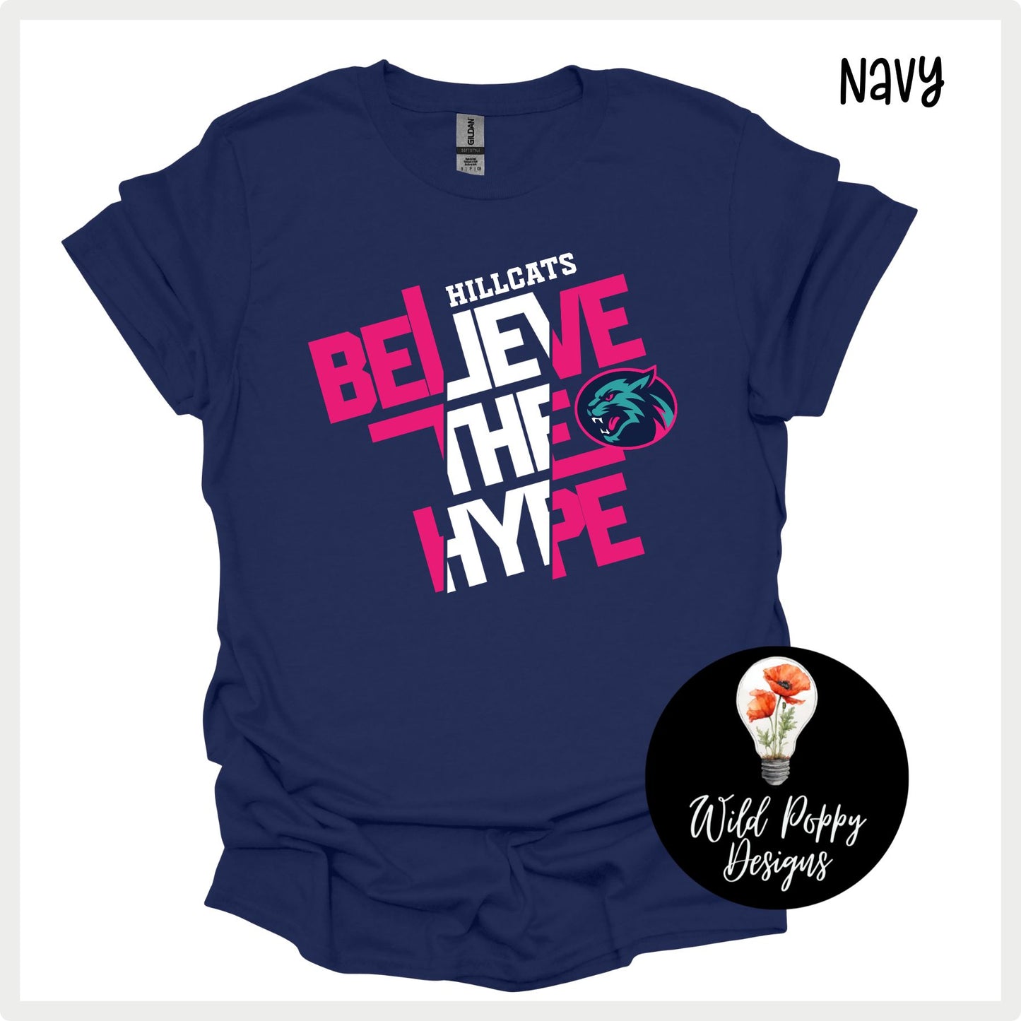 Hillcats Softball Believe the Hype Tee