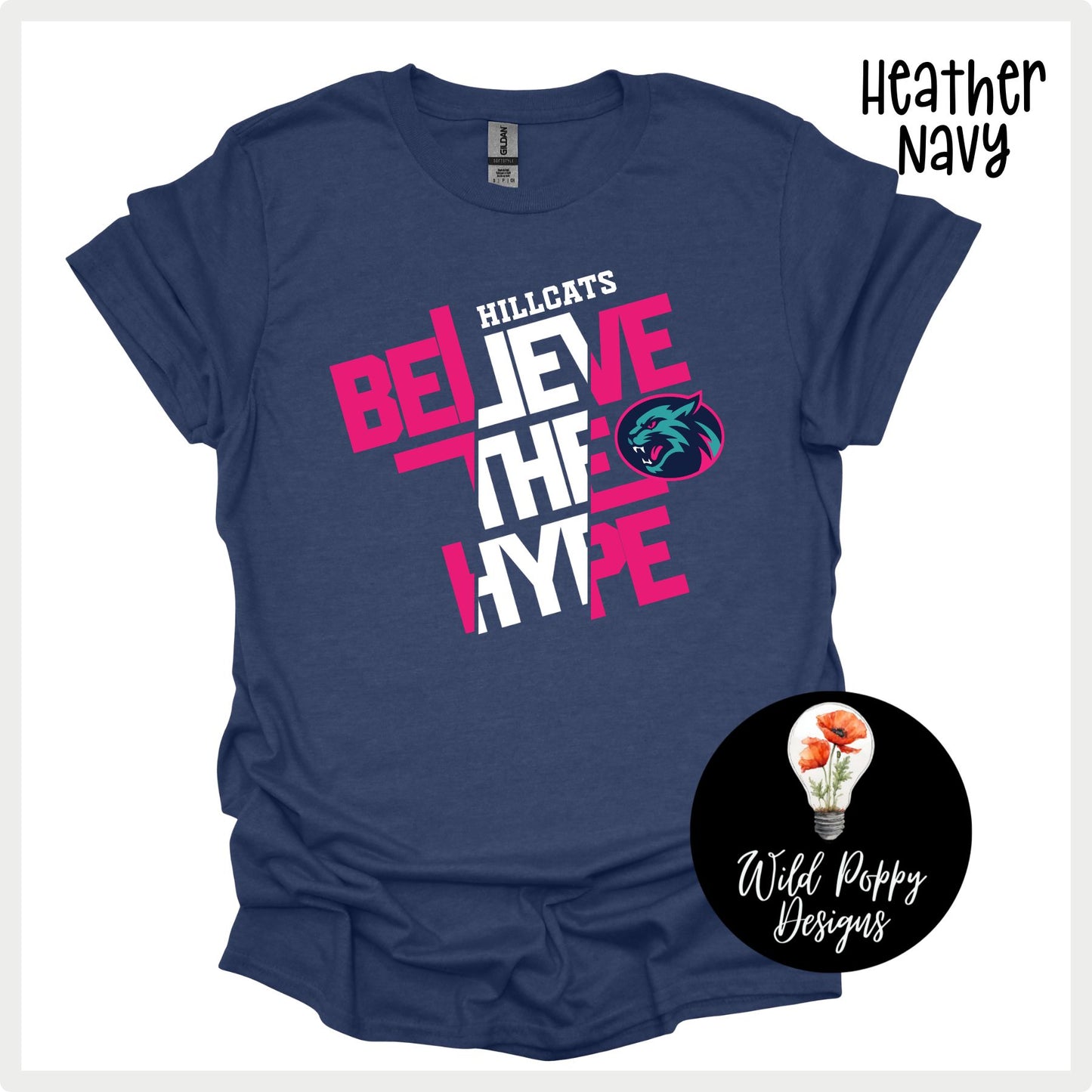 Hillcats Softball Believe the Hype Tee