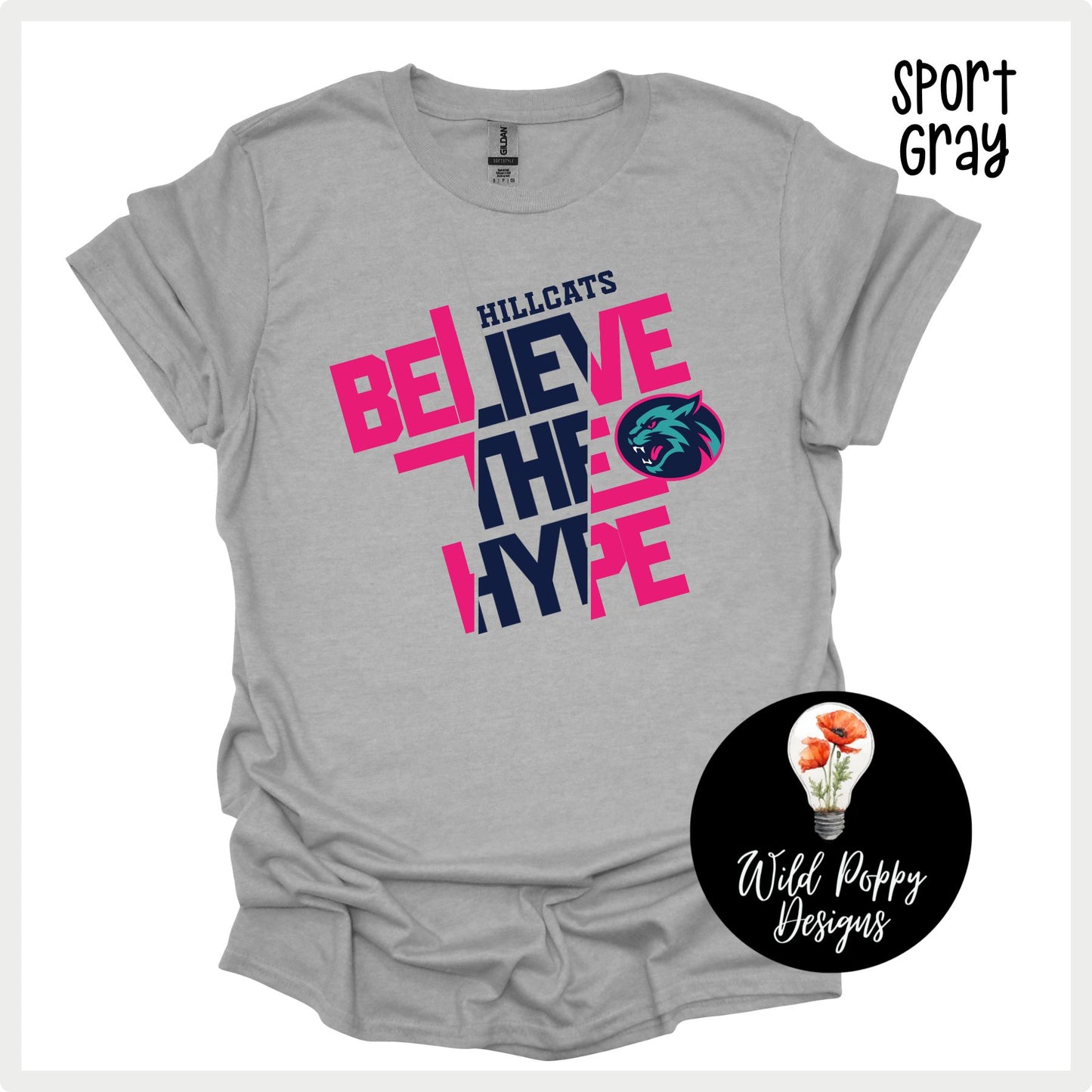 Hillcats Softball Believe the Hype Tee