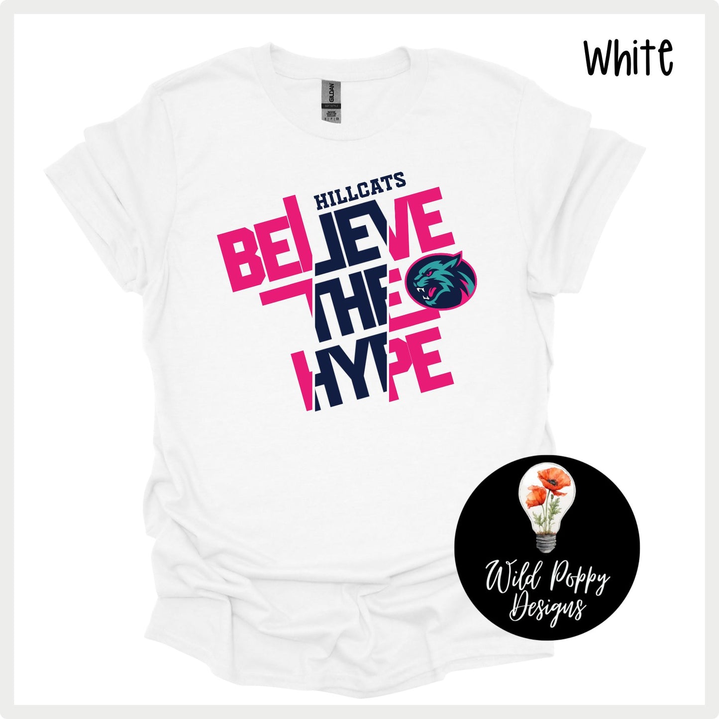 Hillcats Softball Believe the Hype Tee
