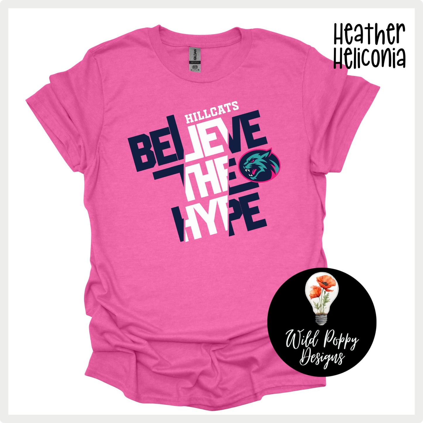 Hillcats Softball Believe the Hype Tee
