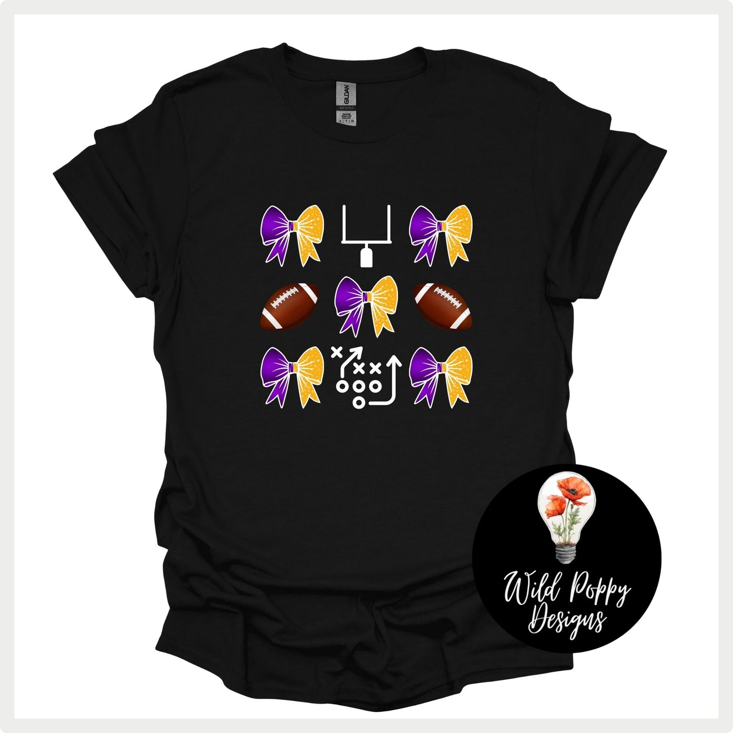 Football Bows - Pirates