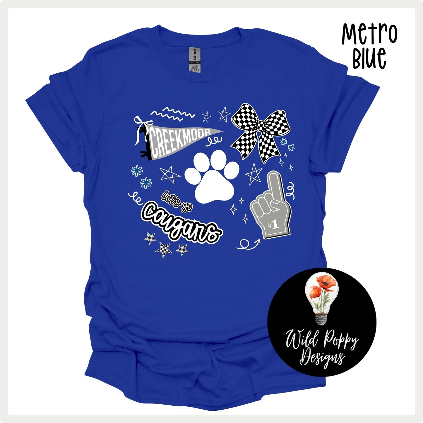 Creekmoor Cougars Doodles