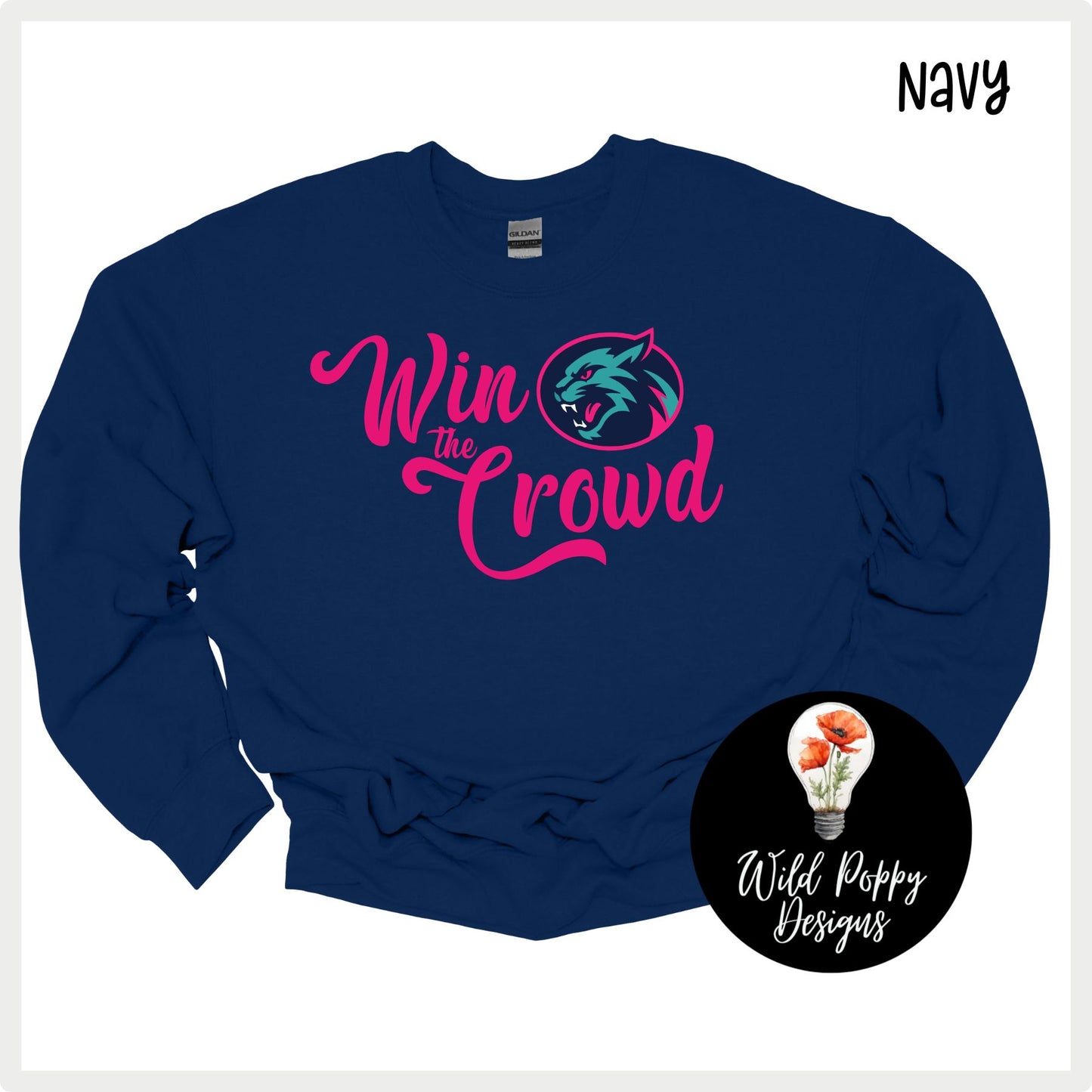 Hillcats Win the Crowd Crewneck Sweatshirt