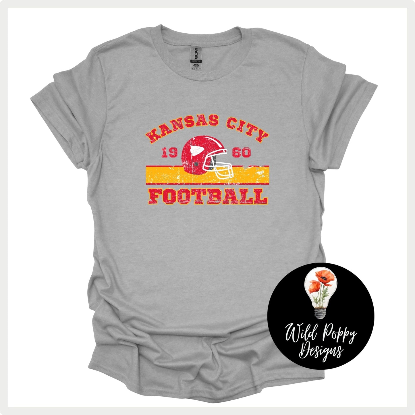 KC Football Distressed