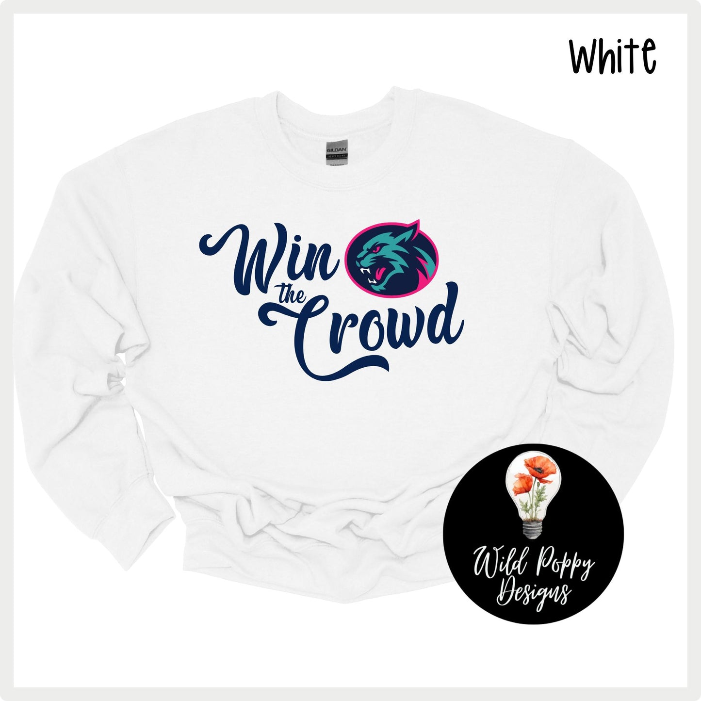 Hillcats Win the Crowd Crewneck Sweatshirt