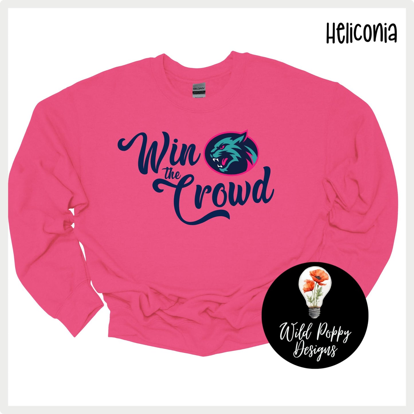 Hillcats Win the Crowd Crewneck Sweatshirt