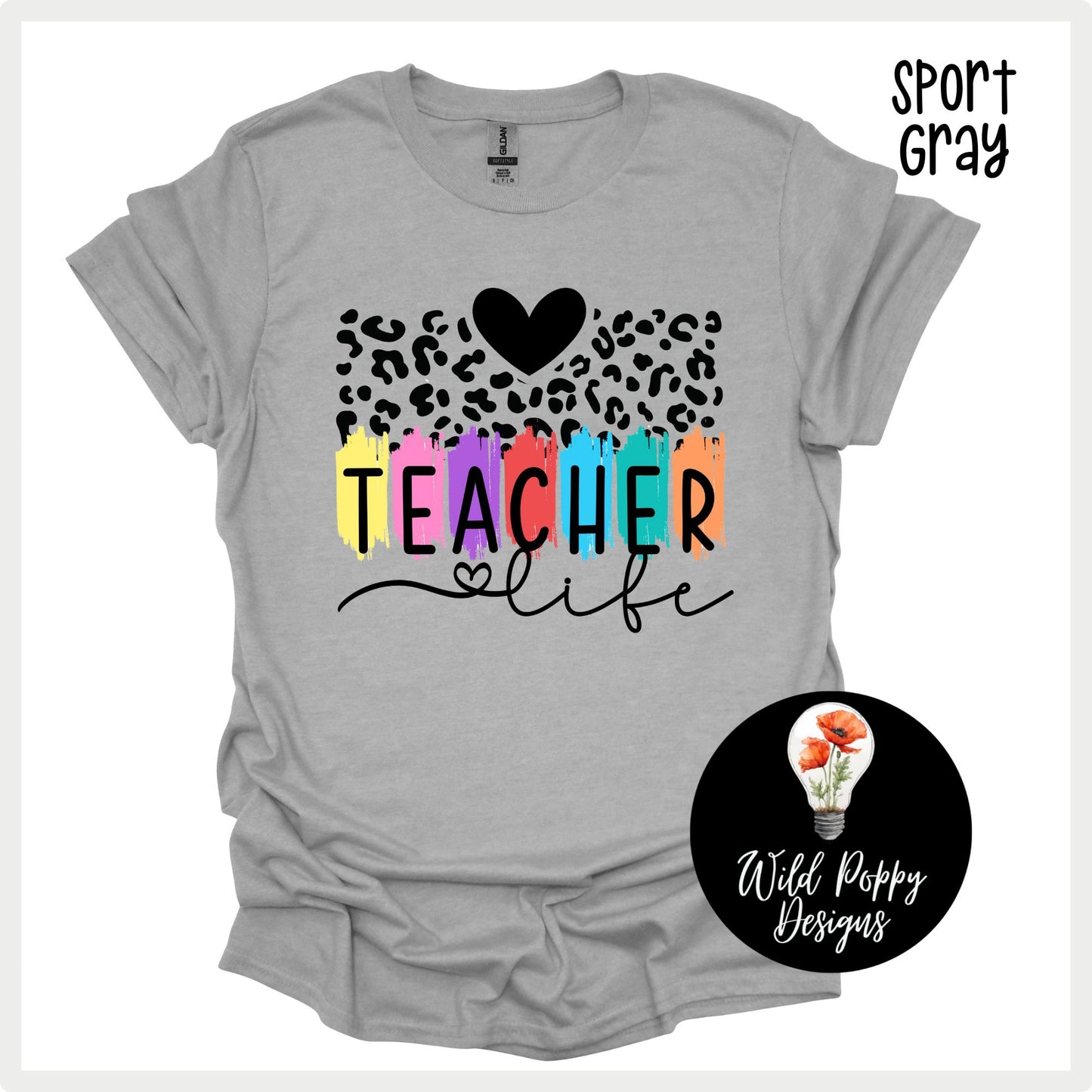Teacher Life Cheetah Print