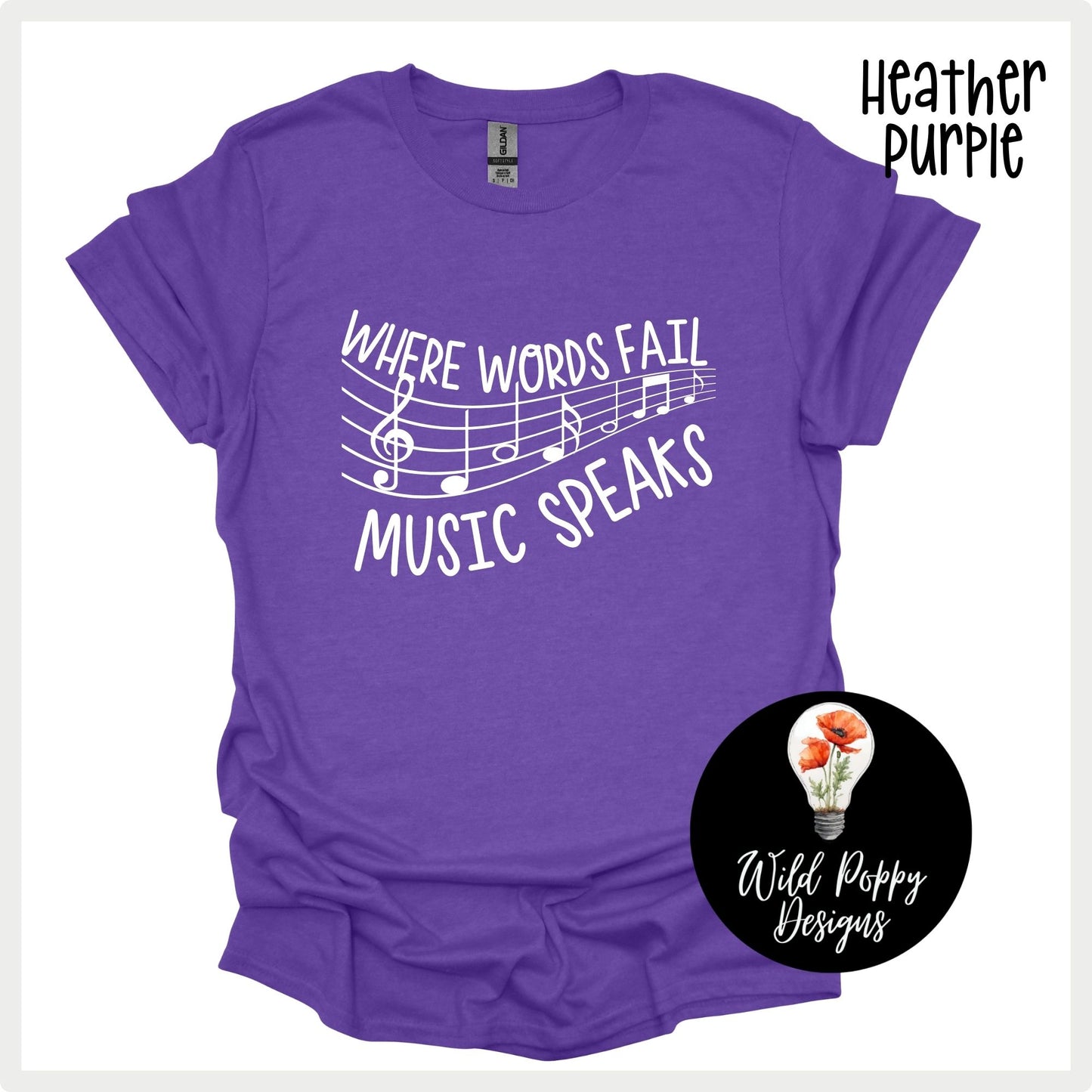 Where Words Fail, Music Speaks