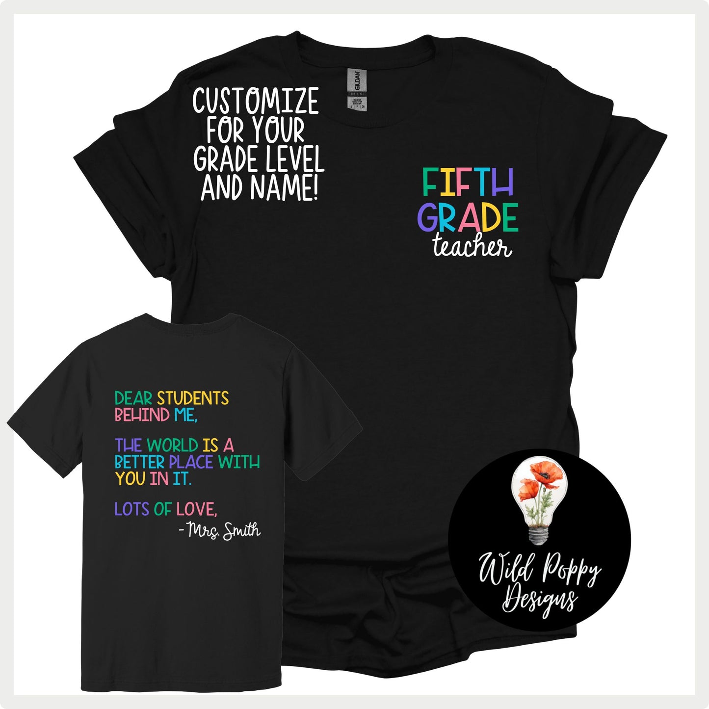 Dear Students Behind Me (Customizable)