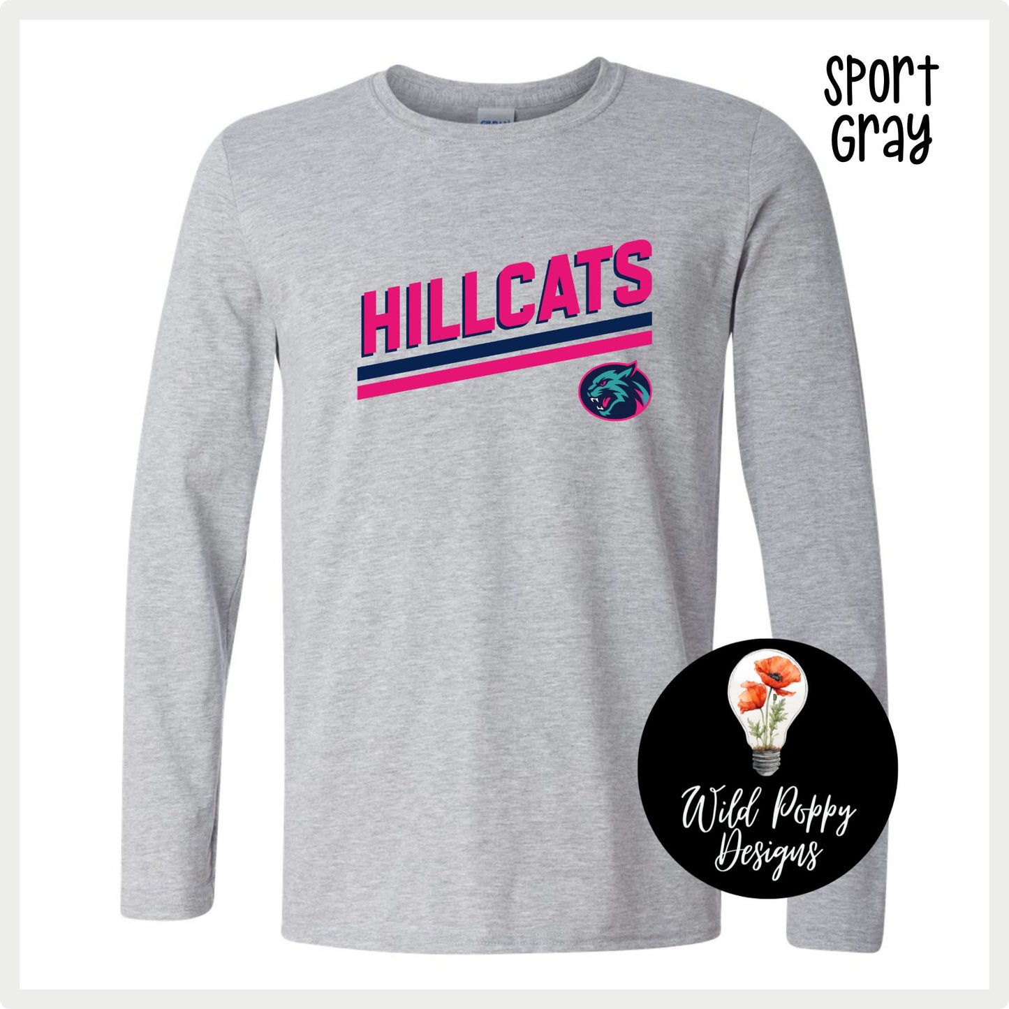 Hillcats Long Sleeve Tee