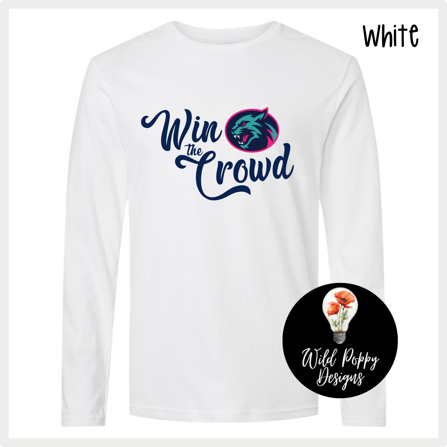Hillcats Win the Crowd Long Sleeve Tee