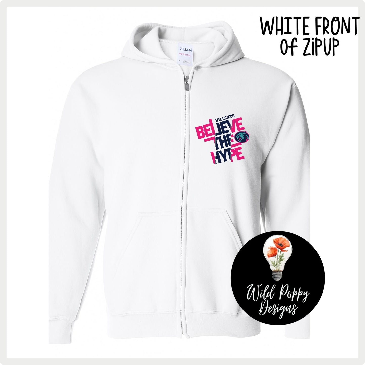 Hillcats Believe the Hype Full Zip Jacket
