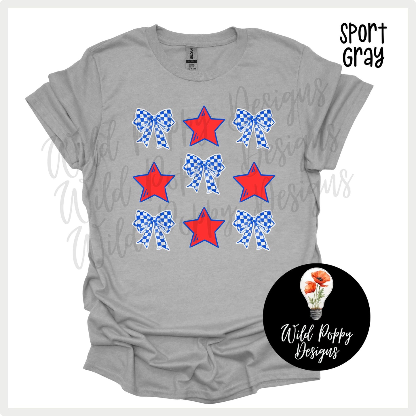 Patriots Stars and Bows Tee