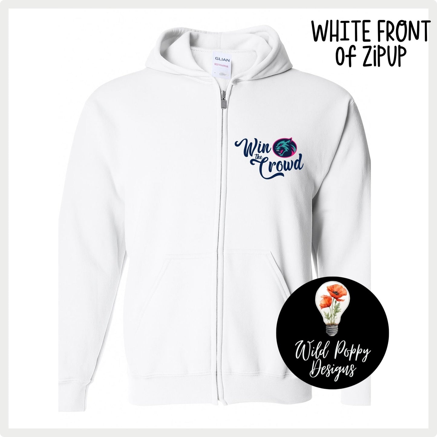 Hillcats Win the Crowd Full Zip Jacket