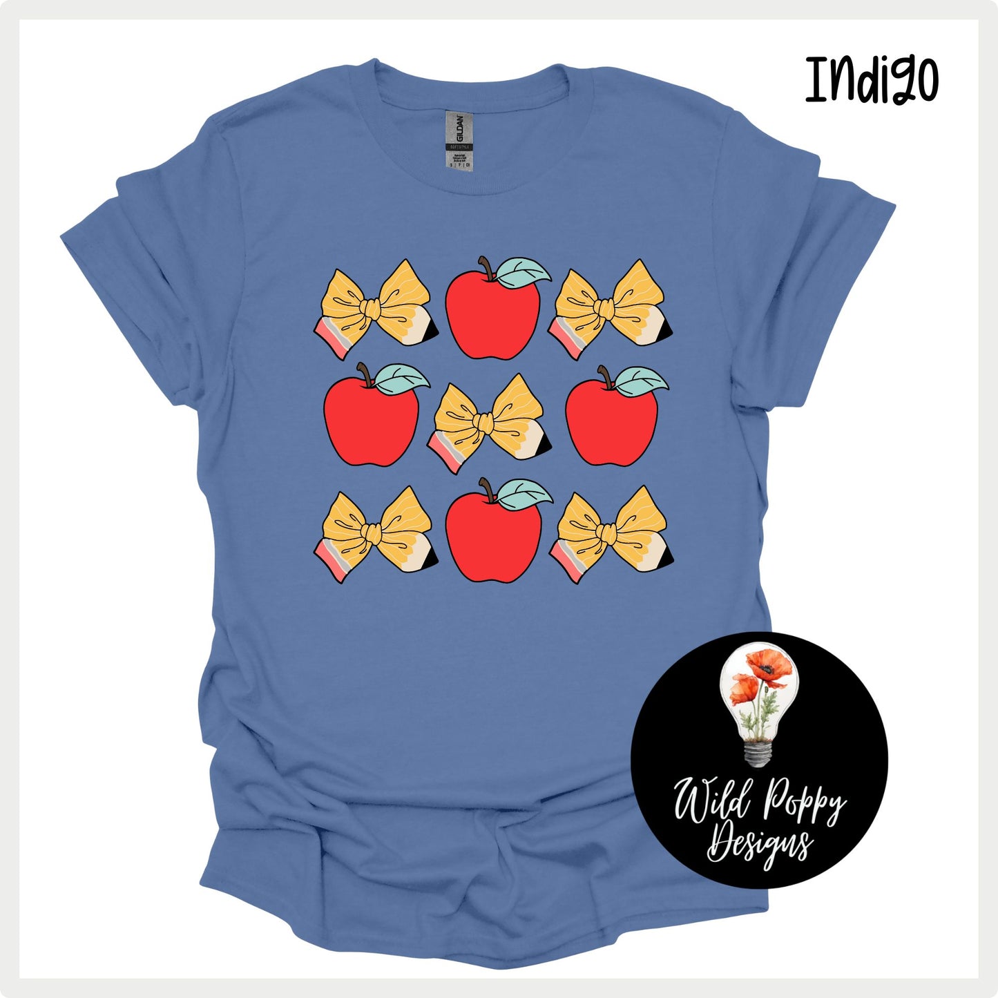 Pencil Bows + Apples