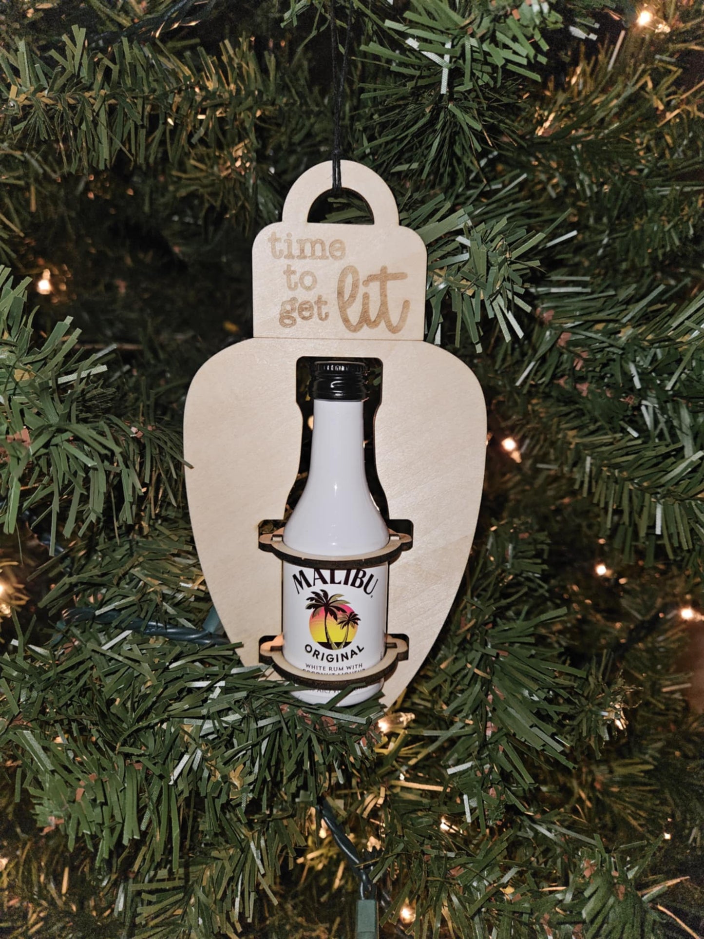 Time to Get Lit "Alcohol Shooter" Ornament