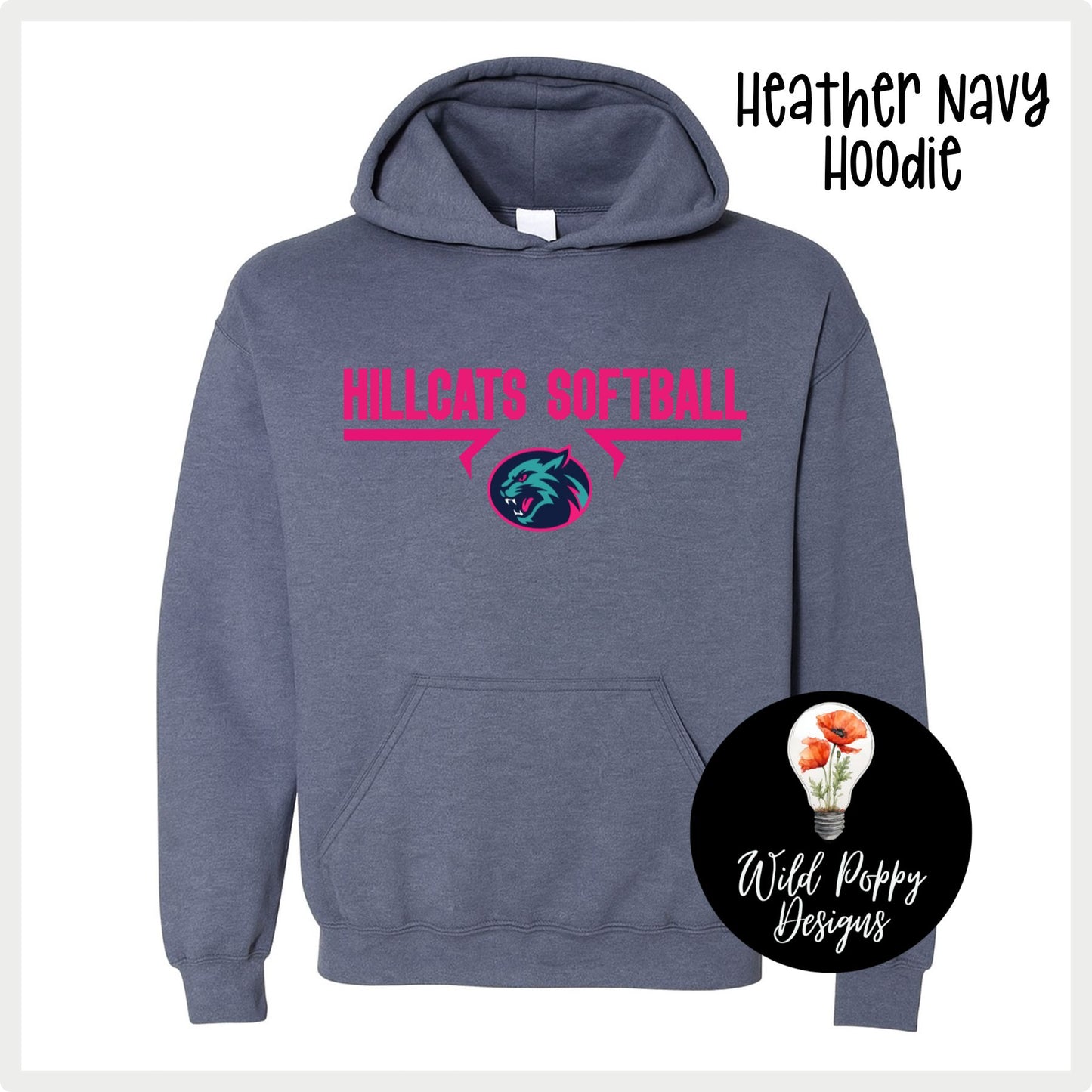 Hillcats Softball Hoodie Sweatshirt
