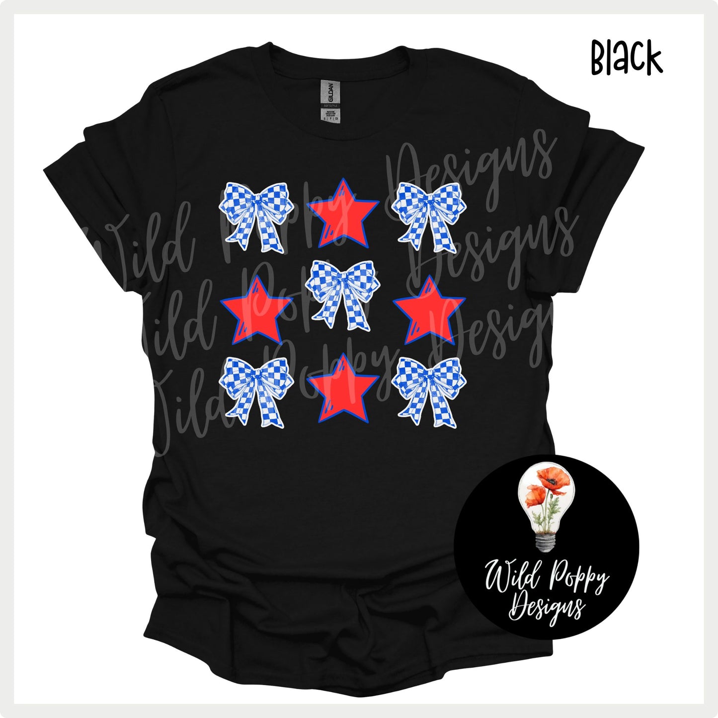 Patriots Stars and Bows Tee