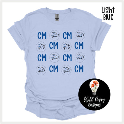Creekmoor Cougars - Logo Pattern