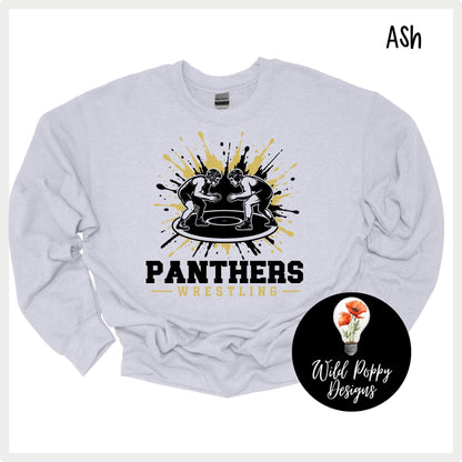 Ray-Pec Paint Splatter Wrestling