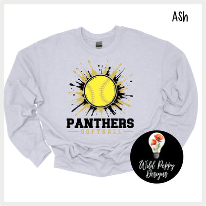 Ray-Pec Paint Splatter Softball