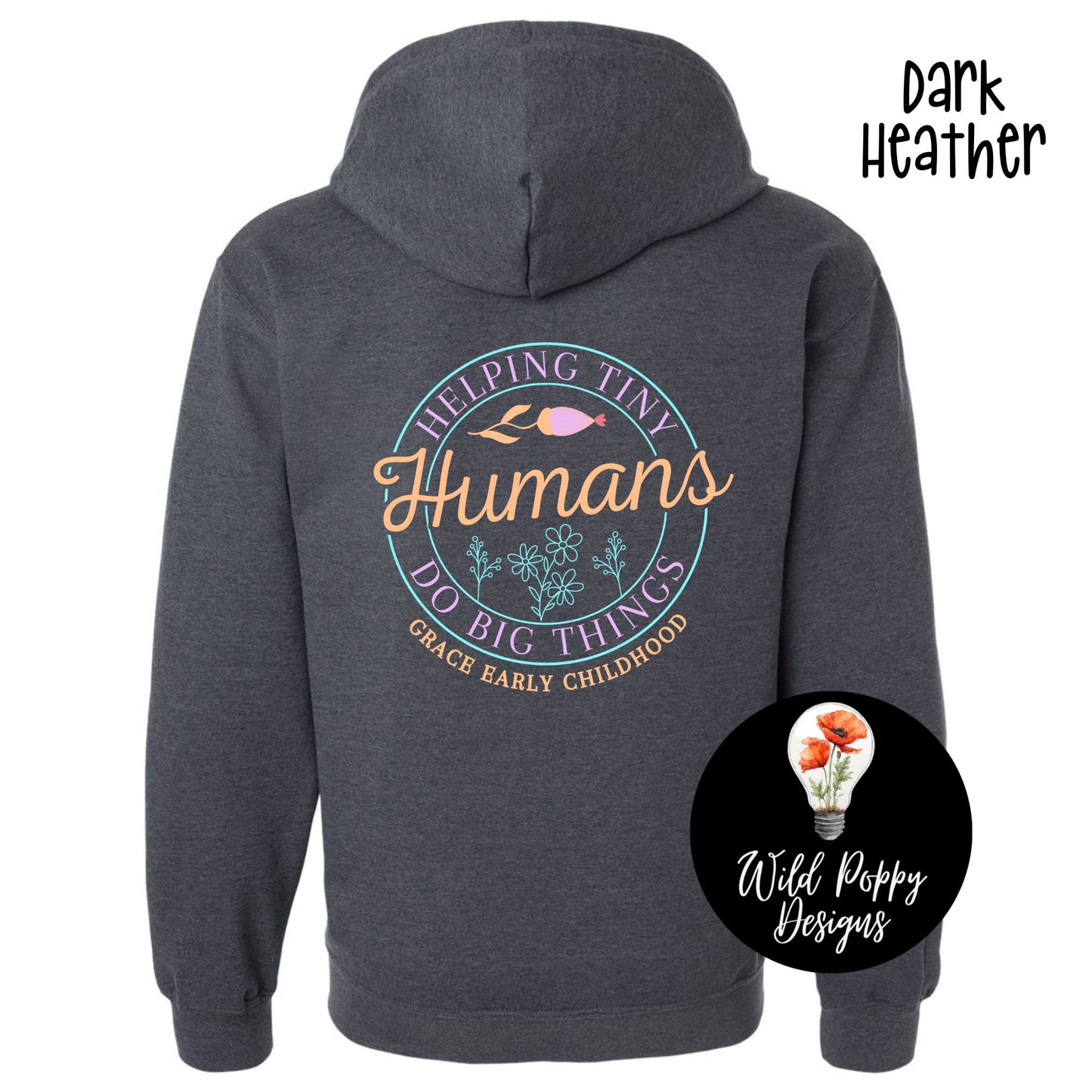 Helping Tiny Humans Do Big Things Zip Up Jacket (Customizable with Name)