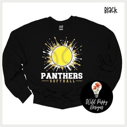 Ray-Pec Paint Splatter Softball