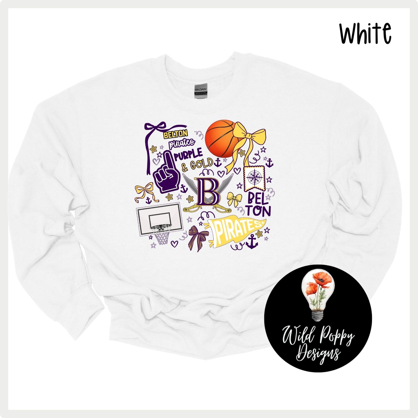 Belton Basketball Doodles
