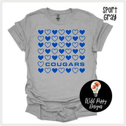 Creekmoor Cougars Hearts
