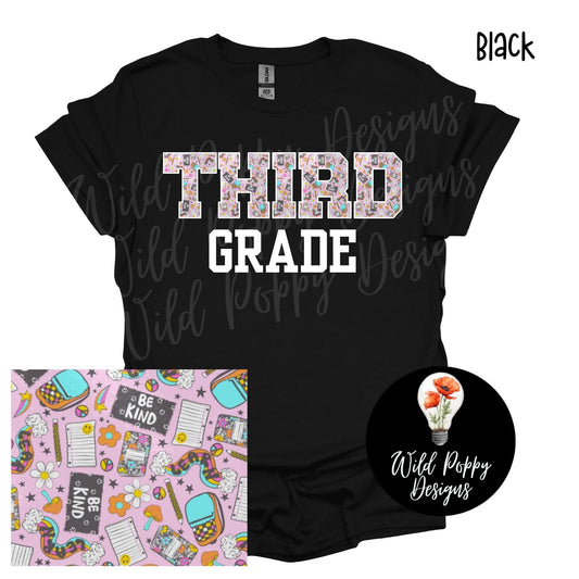 Cute Teacher Items Grade Level Tee (Customizable) (Copy)