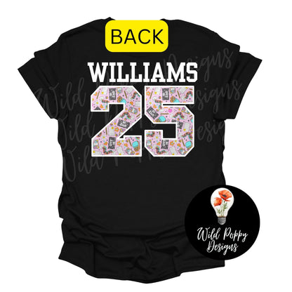 Cute Teacher Items Grade Level Tee (Customizable) (Copy)