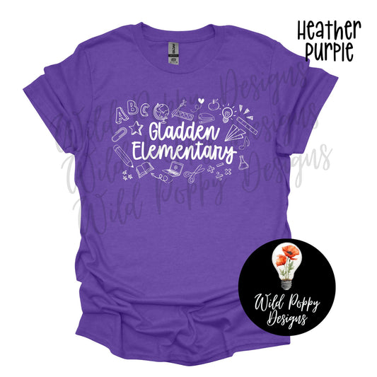 Belton Pirates Doodles Tee