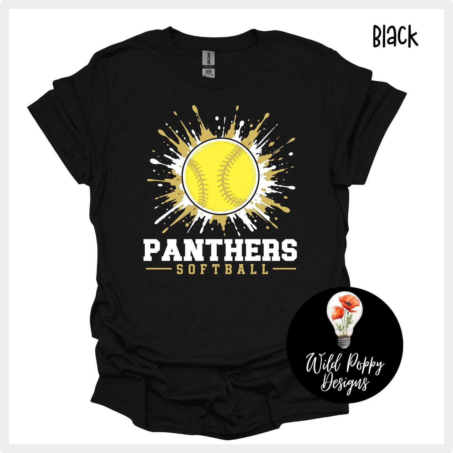 Ray-Pec Paint Splatter Softball