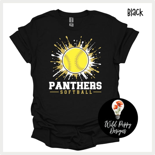 Ray-Pec Paint Splatter Softball