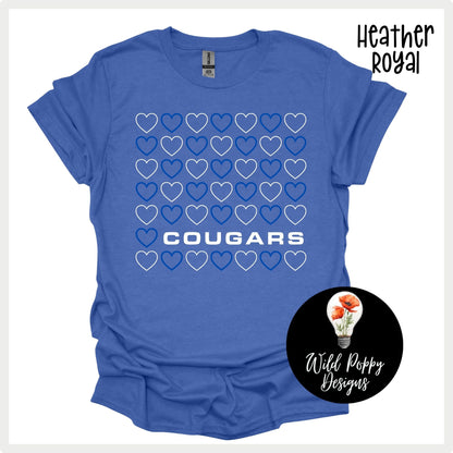 Creekmoor Cougars Hearts