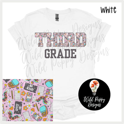 Cute Teacher Items Grade Level Tee (Customizable) (Copy)