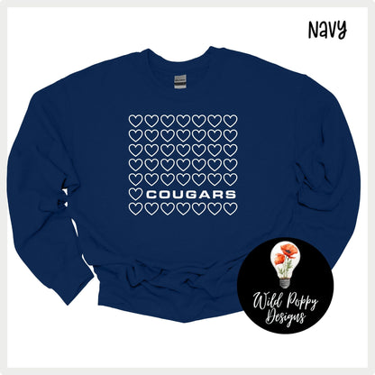 Creekmoor Cougars Hearts
