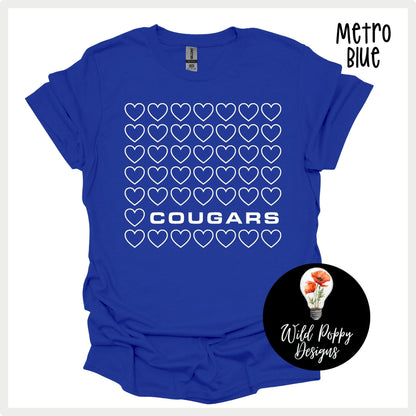 Creekmoor Cougars Hearts