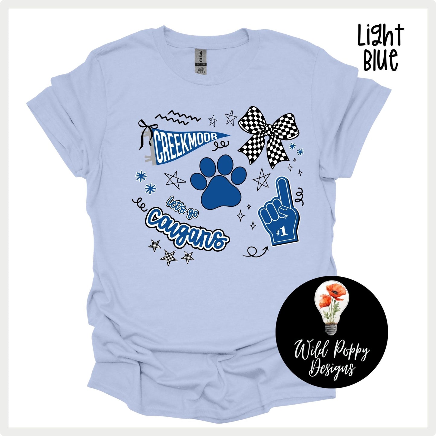 Creekmoor Cougars Doodles