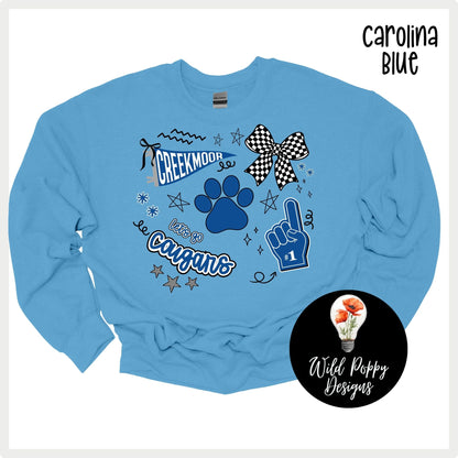 Creekmoor Cougars Doodles