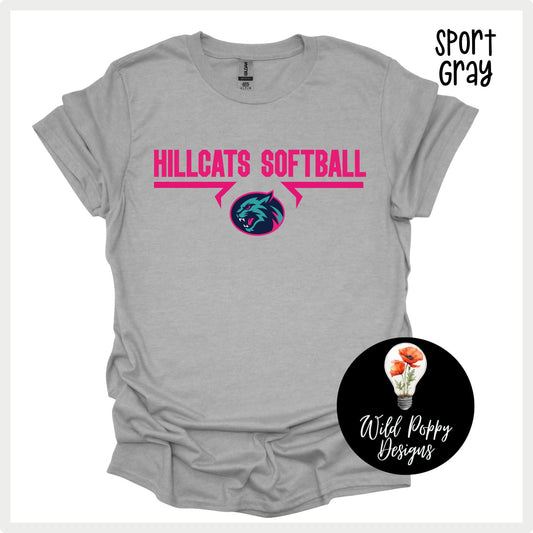 Hillcats Softball Tee