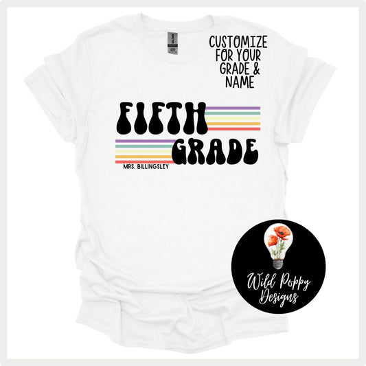 Groovy Grade Level (Customizable)